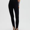 Legginsy z zapiętką czarne