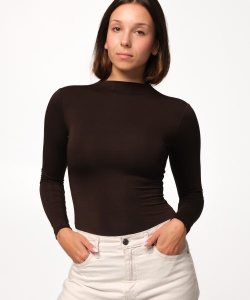 Body z mini golfem brązowe