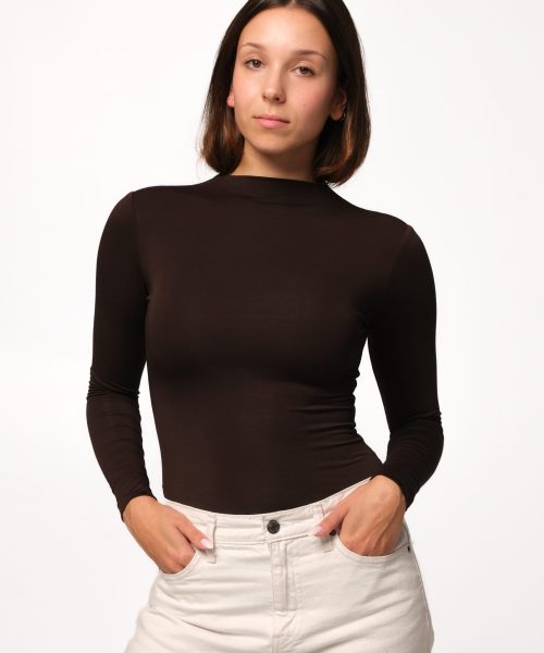 Body z mini golfem brązowe