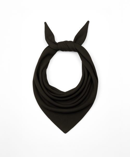Chustka z domieszką kaszmiru dark brown mała
