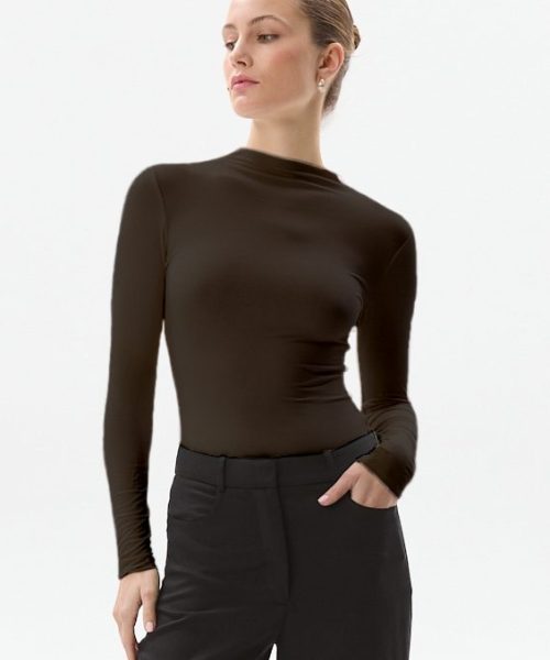 Body z mini golfem brązowe
