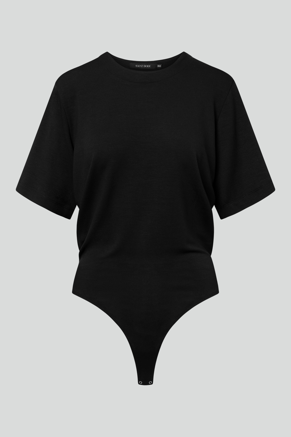 Oversize T-shirt body czarne - obrazek 3