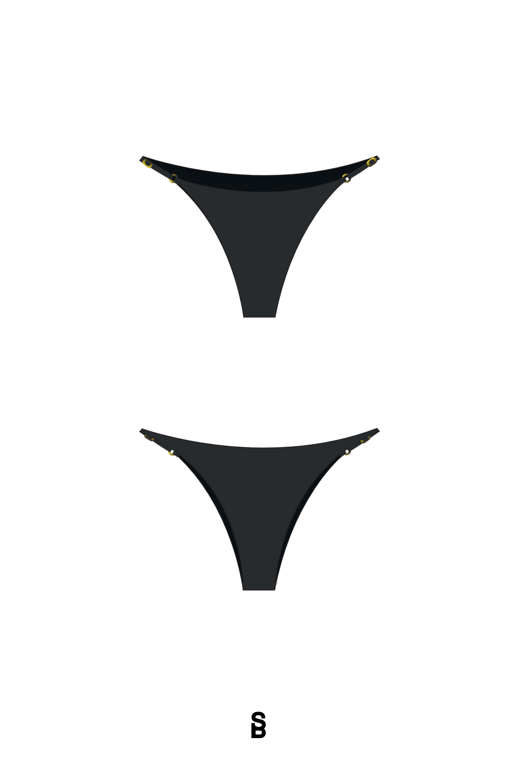 Dół od bikini czarny - obrazek 2