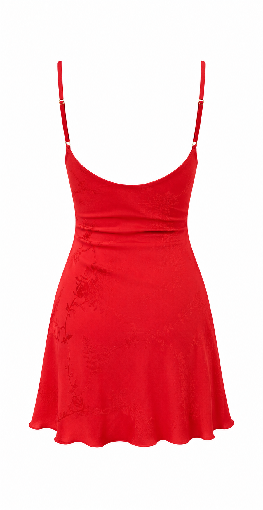 Sukienka mini Rose Summer czerwona - obrazek 4