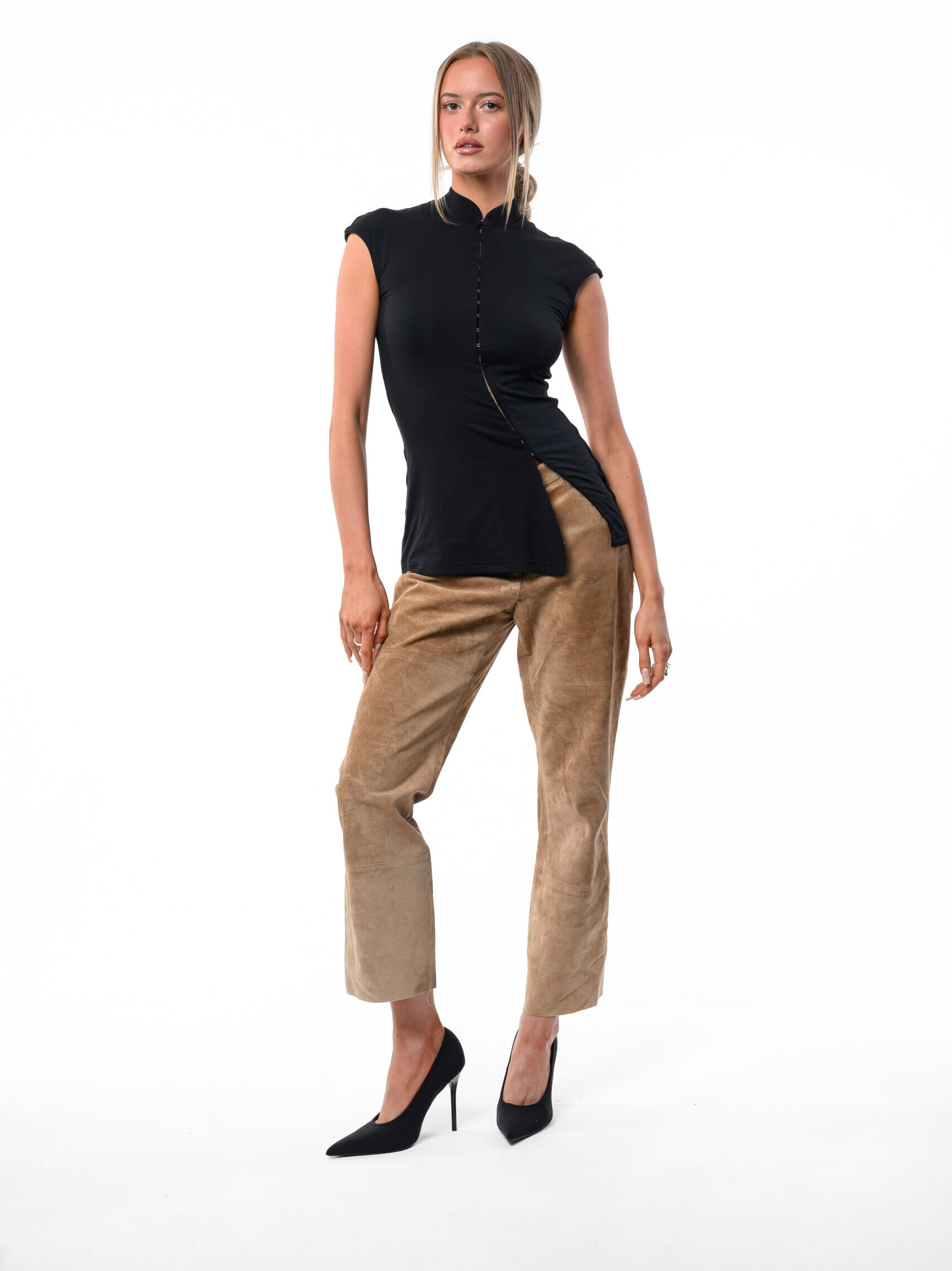Top Lotus czarny