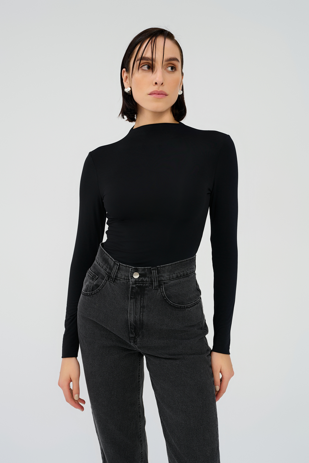 Body z mini golfem czarne