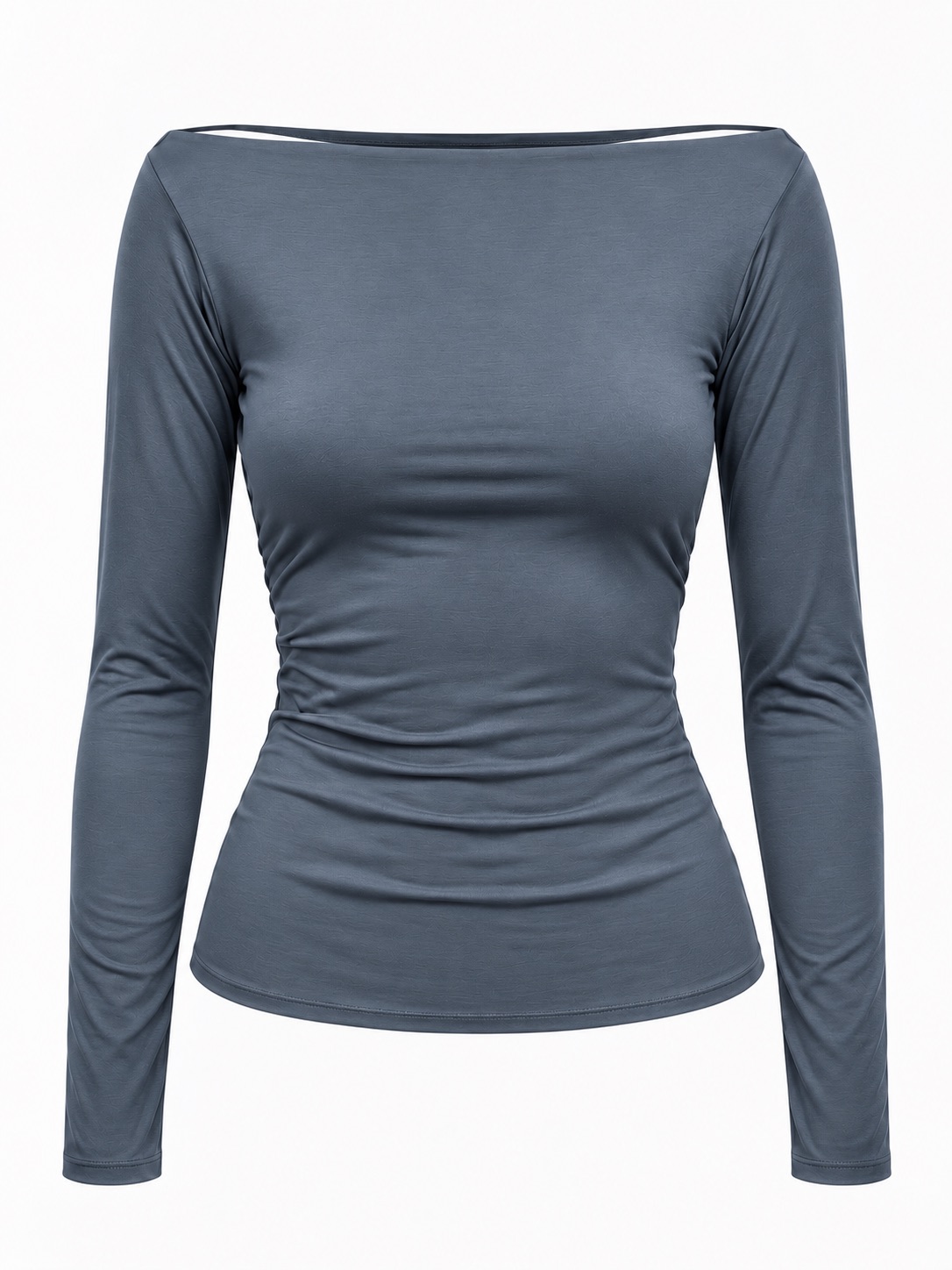 Longsleeve Clara Loose Back grafit - obrazek 4