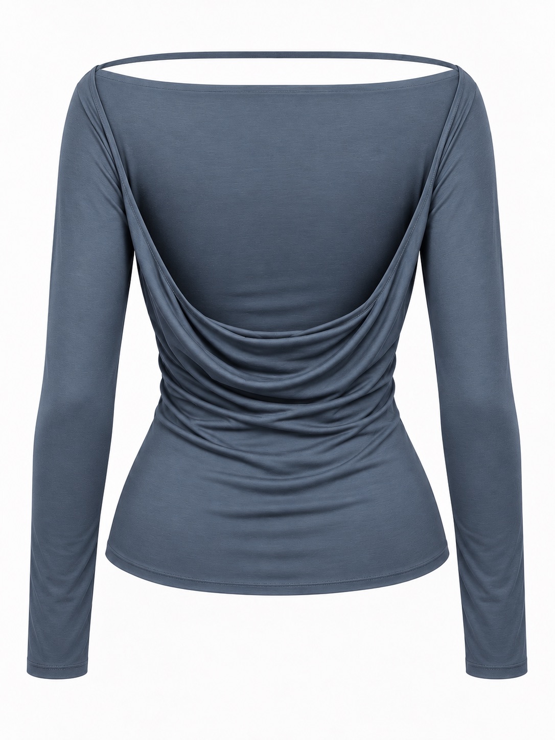 Longsleeve Clara Loose Back grafit - obrazek 3